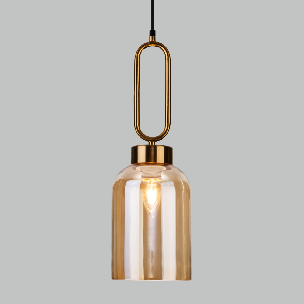 Подвесной светильник 50229/1 янтарный