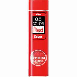 Грифели красные 0,5 мм Pentel Ain Stein