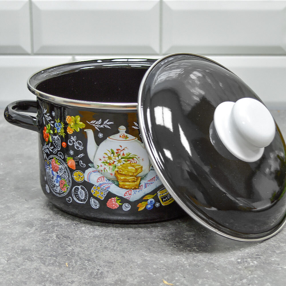 Набор кастрюль "Десерт к чаю" №02 черный