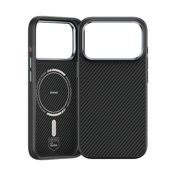 Чехол Benks ArmorPro Case built with Kevlar 600D для iPhone 17 Pro Max 6.9&quot; (C.K.FL.AP.BK.A070) черный (Black)