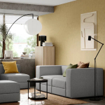 2-местный диван - IKEA JÄTTEBO/JATTEBO, 71x95x190см, серый/светло-серый, ЙЕТТЕБО ИКЕА