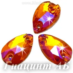 Пришивная капля с 2 отверстиями, ЛС Гиацинт АБ