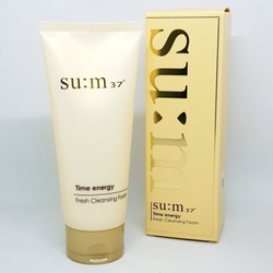 Su:m37 Time Energy Fresh Cleansing Foam Антивозрастная ферментативная пенка для умывания, 200мл