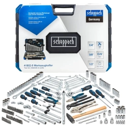 Набор инструментов 180пр. 1/4''3/8''1/2'' Scheppach Sch-41802-5