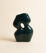 Ваза — FUME, изумрудная | wild muse