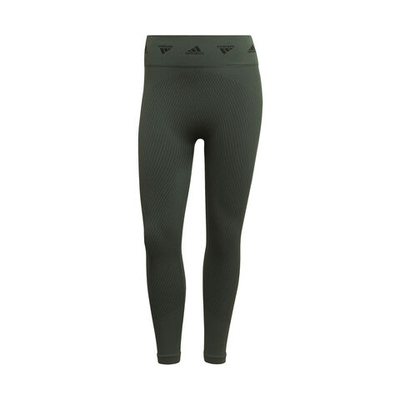 Женские теннисные брюки adidas Aeroknit Branded 7/8 Tight Women - Green
