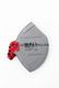 Респиратор медицинский Wall 99CHK, FFP3, с клапаном выдоха, складной, угольный фильтр