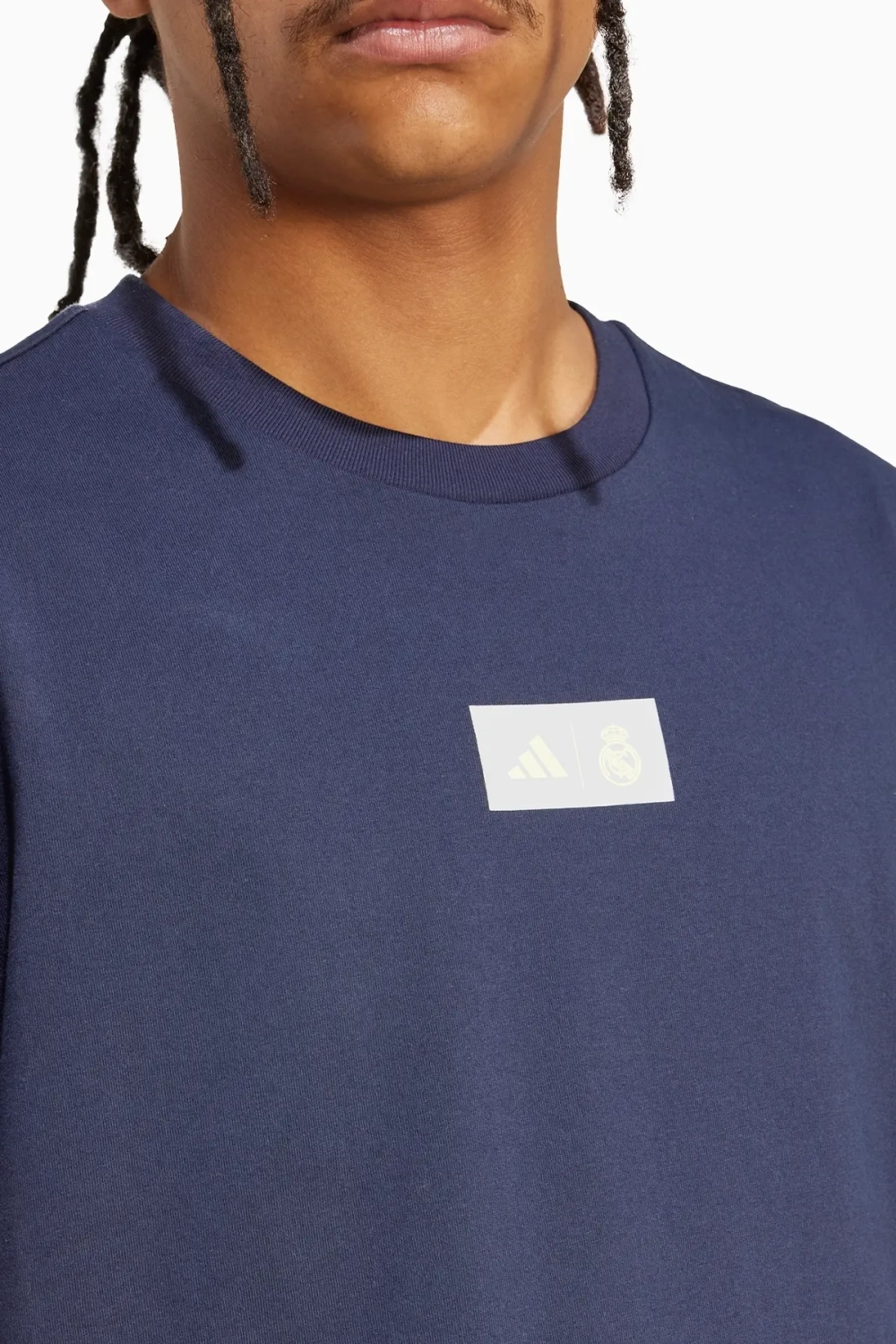 Футболка adidas Real Madrid 25/26 Seasonal Graphic Tee - темно-синий