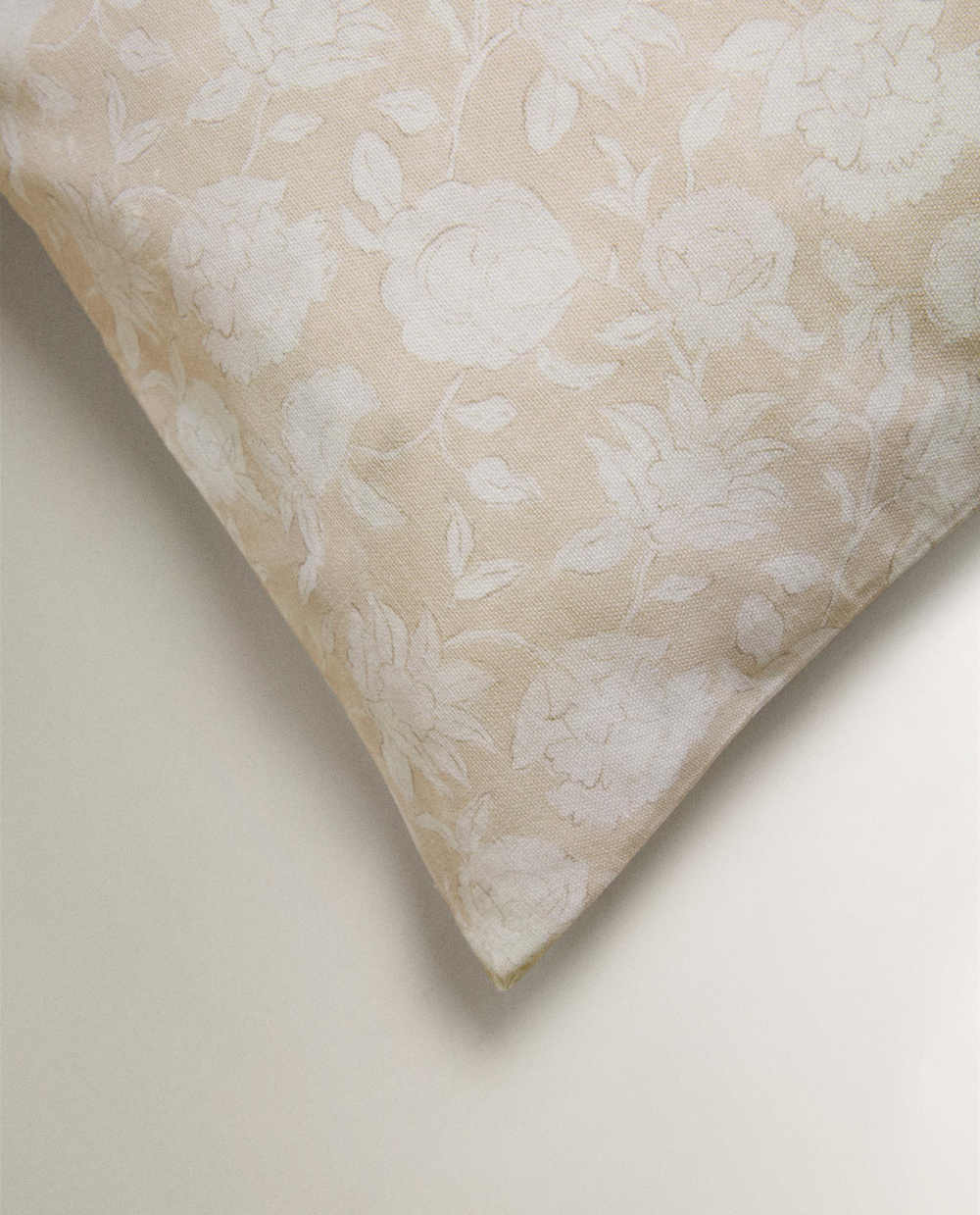 Zara Home наволочка декоративная из хлопка, бежевый, 45x45 см