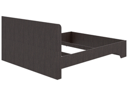 Кровать Браво, спальное место 160х200, без основания, Яс.тёмн/яс.свет