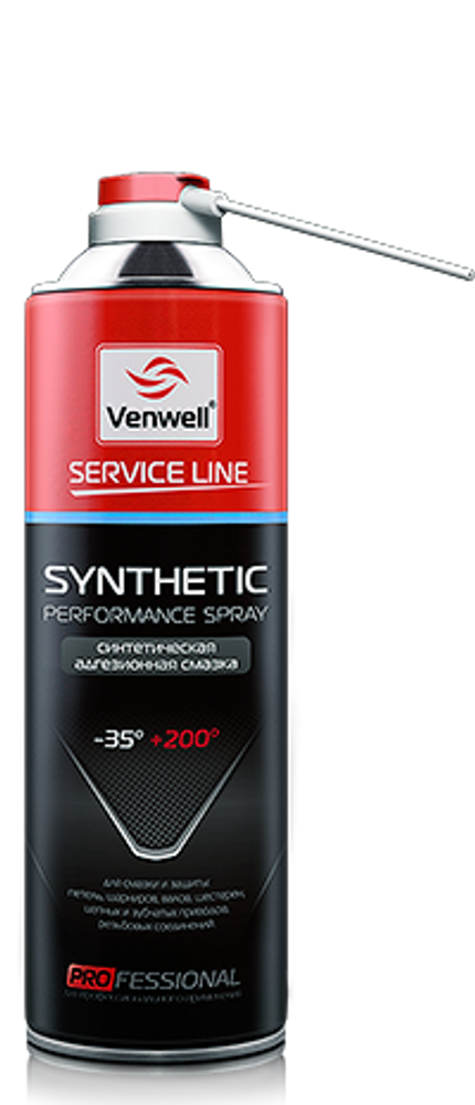 VW-SL-018RU Venwell Синтетическая адгезионная смазка Synthetic Performance Spray 150 мл (аэрозоль)