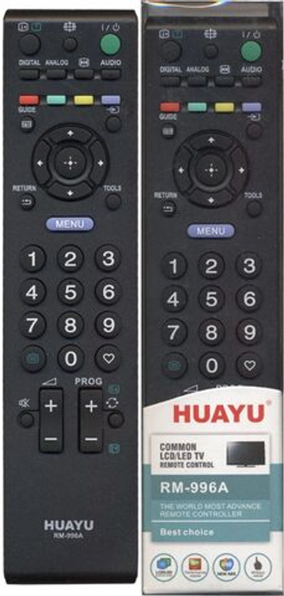Универсальный пульт RM-996A для телевизоров марки SONY