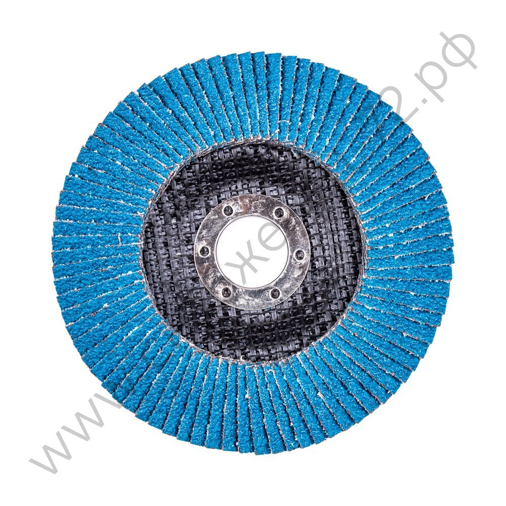 Круг лепестковый для шлифования по нержавеющей стали FTL Ergo цирконий 29 125 х 22,2 мм P40