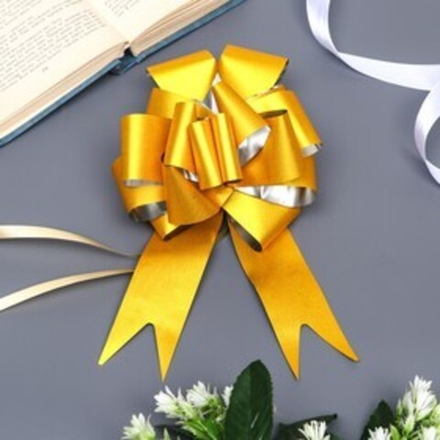 Бант большой шар №5 золото