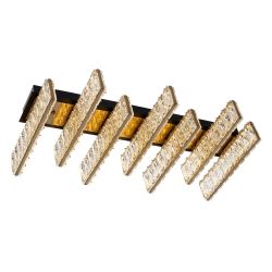 Citilux PALANT CL325272 LED Люстра хрустальная Чёрный+Бронза