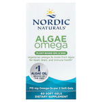 Nordic Naturals, Algae Omega, 60 мягких таблеток (357,5 мг в мягком геле)