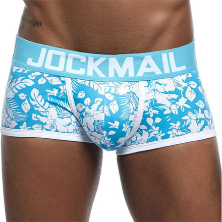 Мужские трусы хипсы голубые JOCKMAIL JM6039-17