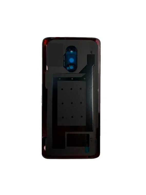 Задняя крышка для OnePlus 7 серая (Mirror Gray) со стеклом камеры