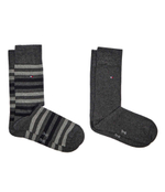 носки 2 пары Tommy Hilfiger - серый(472001001)