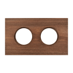 Рамка 2-х постовая, скрытый монтаж, Шедель Форест, дерево, цвет винтаж BF7-620-18