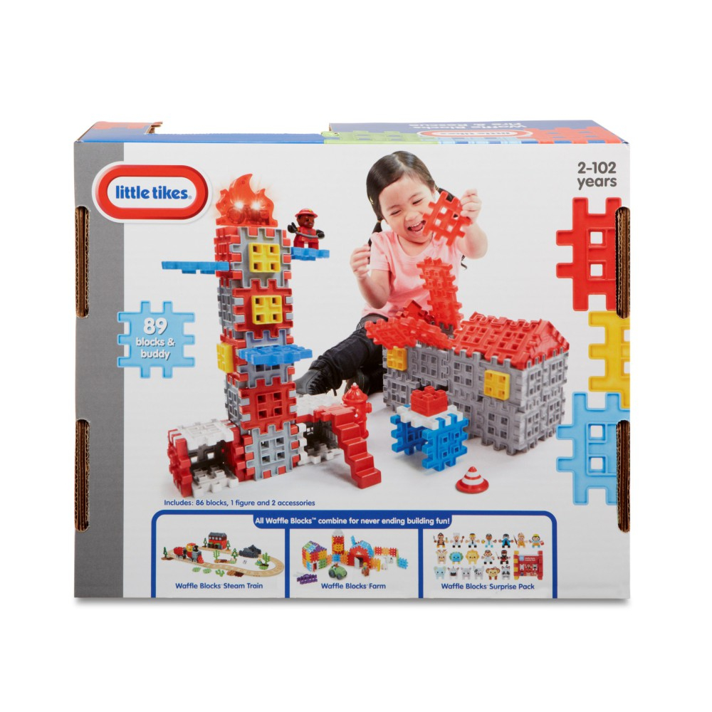 Little Tikes - Klocki Waffle - Набор Пожарная Станция 643149