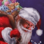 Пакет подарочный «Зимняя история» 31*42*12 см, микс