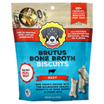 Brutus Bone Broth, печенье, для собак, с говядиной, 226 г (8 унций)