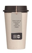 Стакан Циркуляр Сейчас 12oz (355 мл) Кремовый и космический черный (12oz-C&CB)