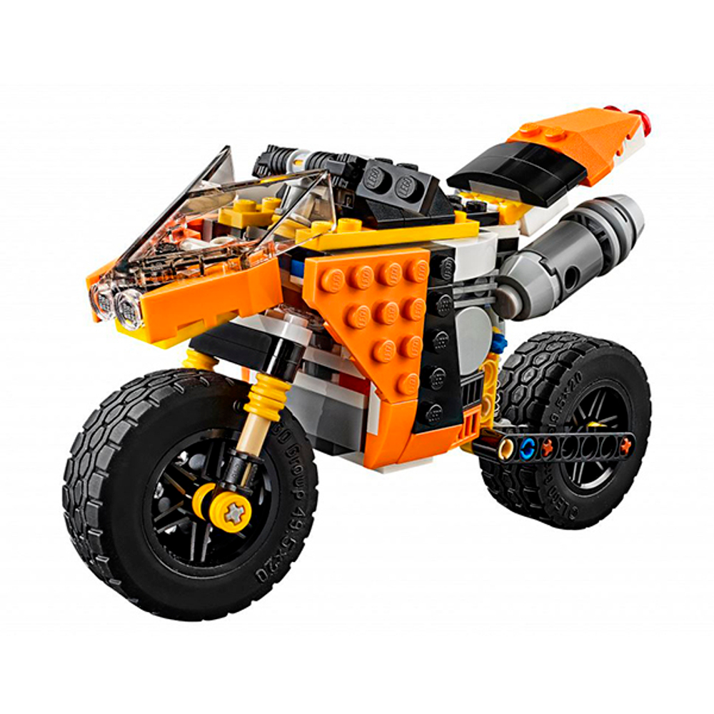 LEGO Creator: Оранжевый мотоцикл 31059 — Sunset Street Bike — Лего Креатор Создатель