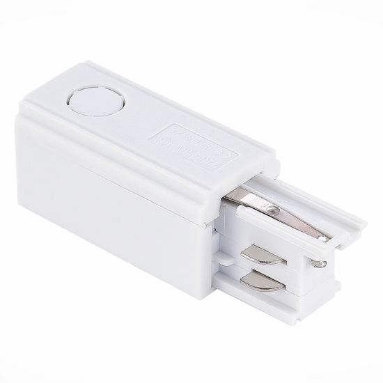 ST030.509.10L Левый Токоподвод для трехфазного шинопровода ST-Luce Белый TRACE