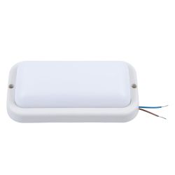 ULW-Q228 12W-4000K IP65 WHITE Светильник светодиодный влагозащищенный. Прямоугольник. Белый свет 4000K. 160×85×35мм. Корпус белый. ТМ Volpe