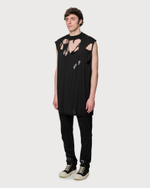 RICK OWENS DRKSHDW ТОП ЧЕРНЫЙ МУЖСКОЙ HOLLYWOOD TARP