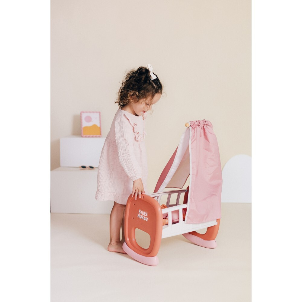 Smoby Baby Nurse - колыбель с балдахином Для куклы 42 см 220391