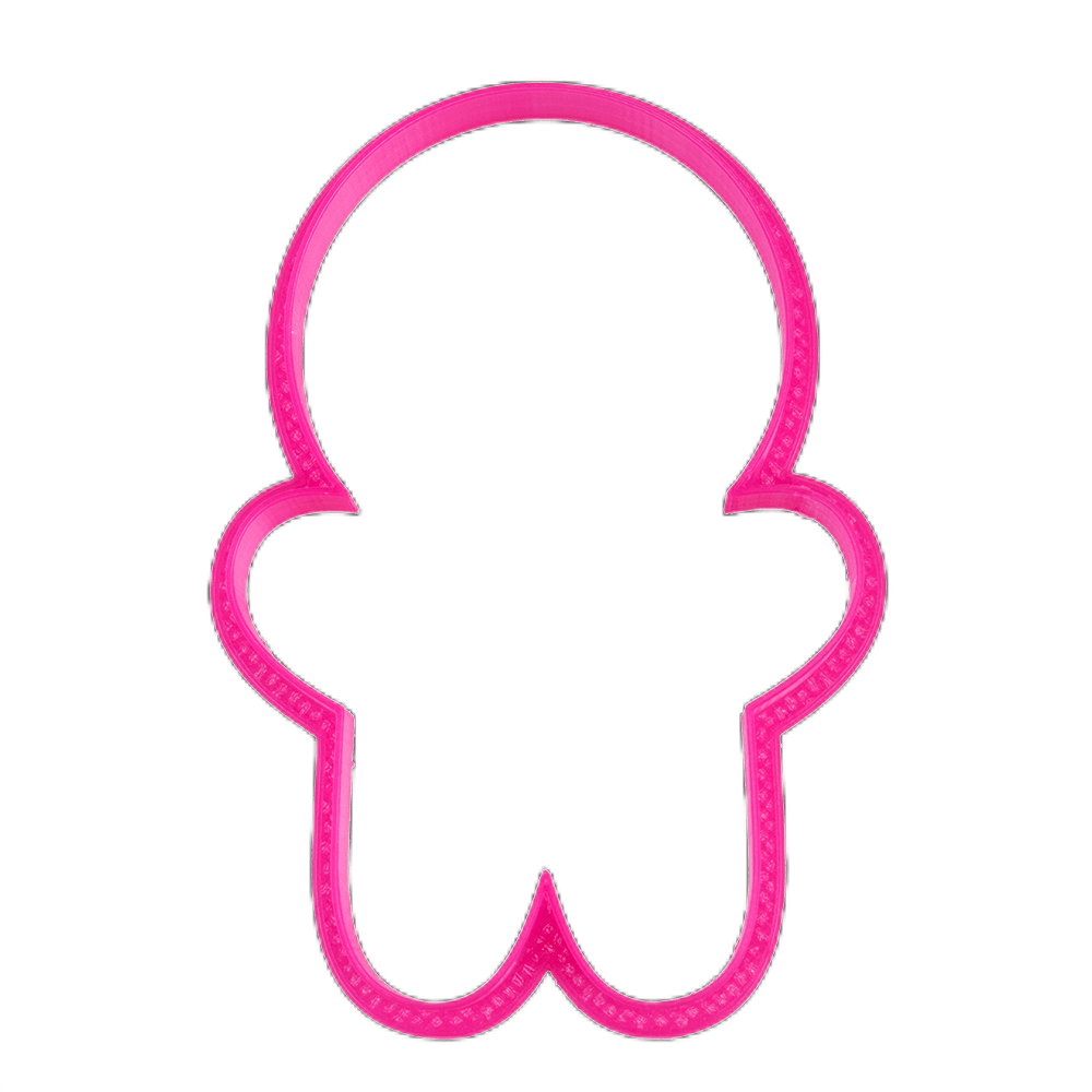 Вырубка для печенья "Человечек", пластик 10 см