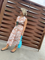 Платье листок коричневый 6