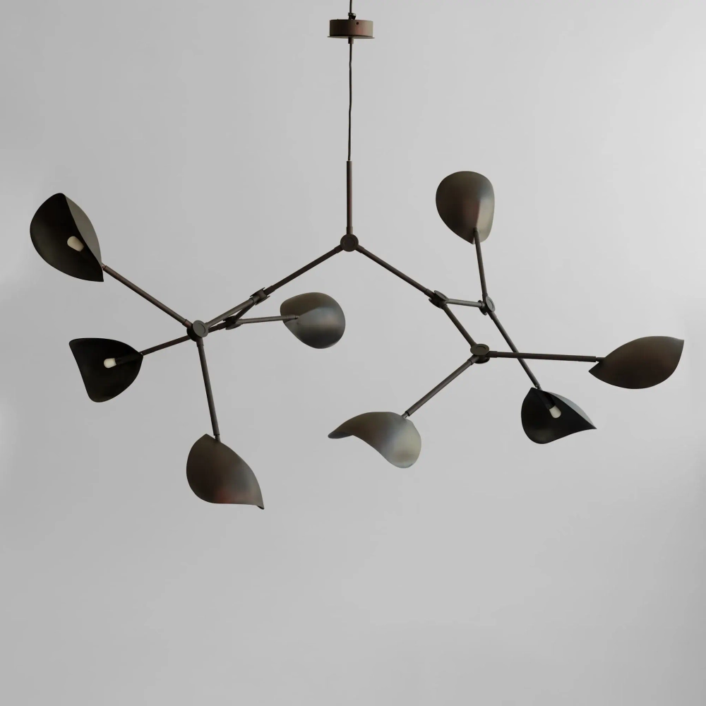 Люстра 101 Copenhagen Stingray Chandelier, Grande - Burned Black (5m)