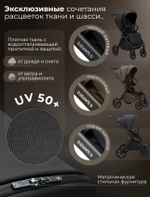 Коляска прогулочная Sweet Baby Elegante D Black