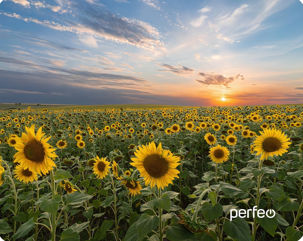 Perfeo Коврик для компьютерной мыши &quot;Природа&quot;, Рис.6, (240*200*2 мм),ткань+резиновое основание
