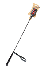 Стек с декоративной шнуровкой на хлопушке - 65 см. (Цвет: черный с красным)