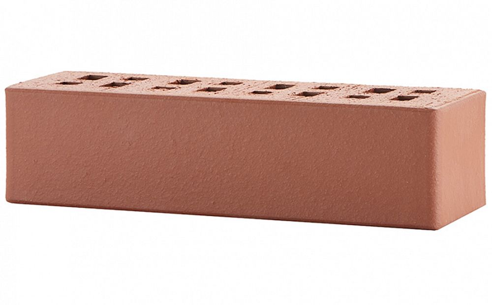 Кирпич клинкер ЛСР фасадный 0,71НФ Тёмно-красный «Эдинбург» гладкий М-300 250x85x65
