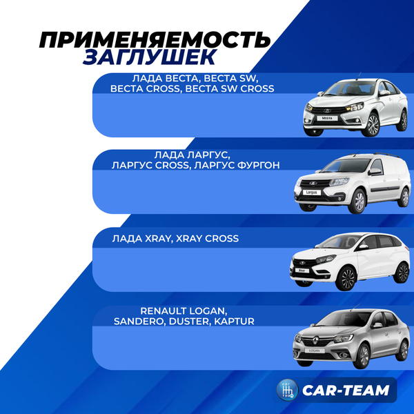 Заглушка 30 пола кузова 7703074635 Веста, Иксрей, Ларгус, Рено Логан, Сандеро, Дастер, Каптур набор 4шт.