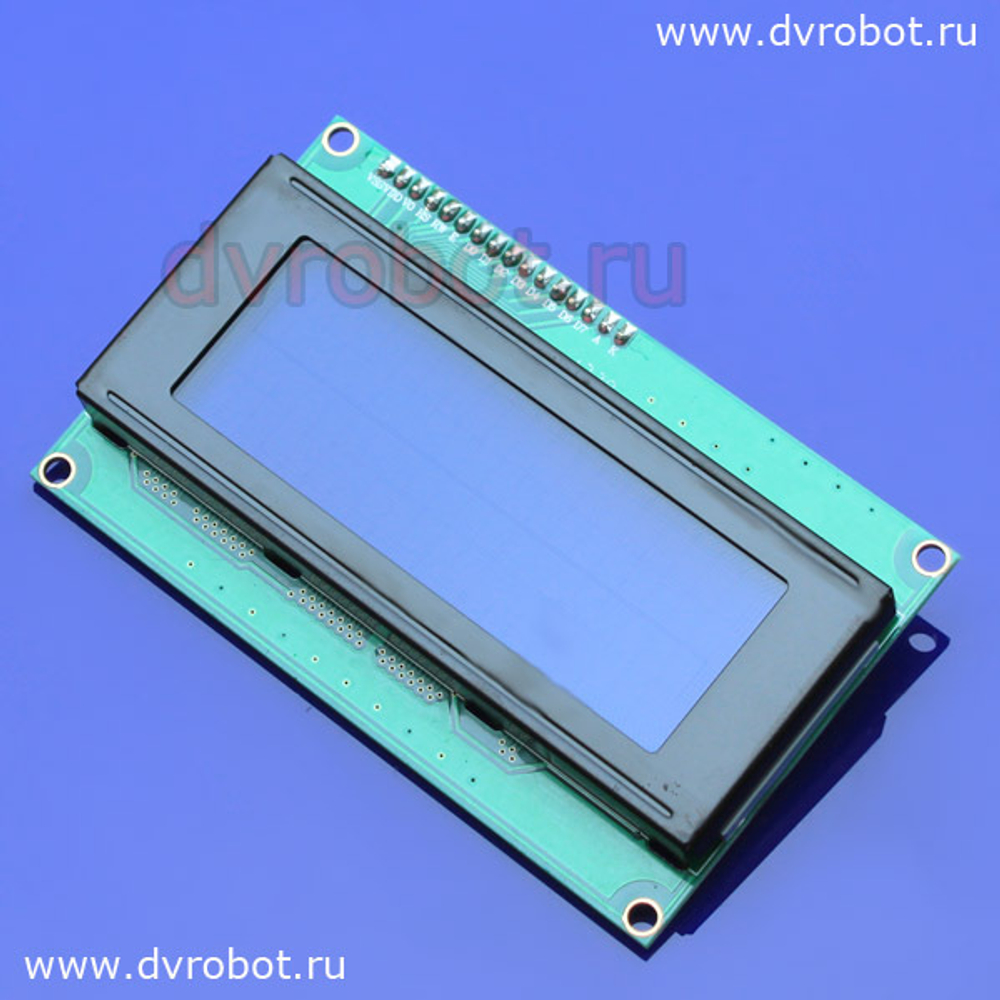 Дисплей голубой 4х20/IIC/I2C