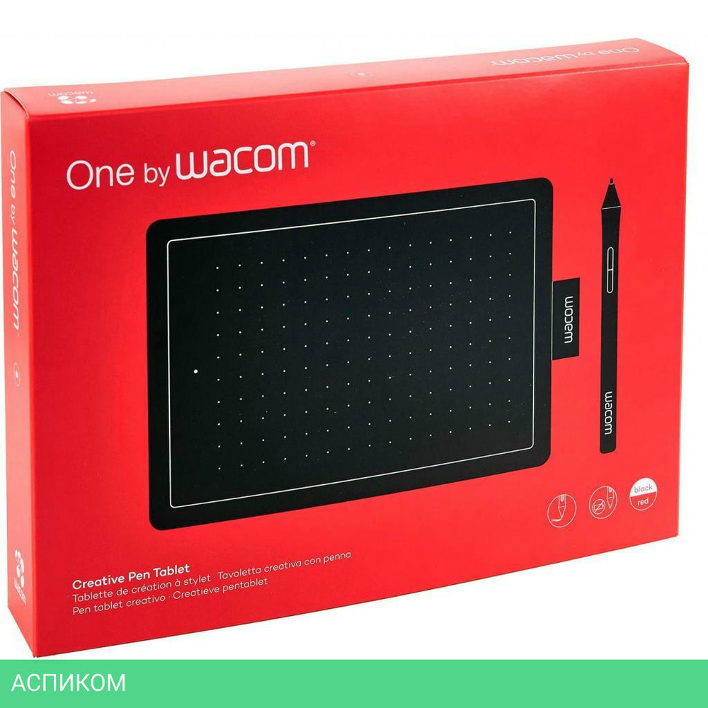 Графический планшет Wacom One by Wacom 2 Small (CTL-472-N)