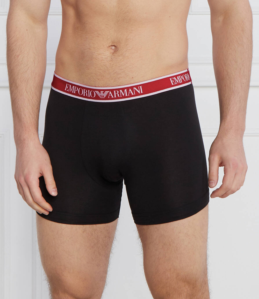 Трусики-боксеры 3шт. Emporio Armani - белый(111473 3F717)