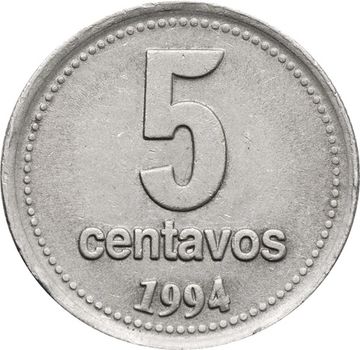5 сентаво 1994 Аргентина