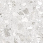 Керамогранит Alma Ceramica GFU04STE07R Steel rock 60x60 белый сахарный под терраццо