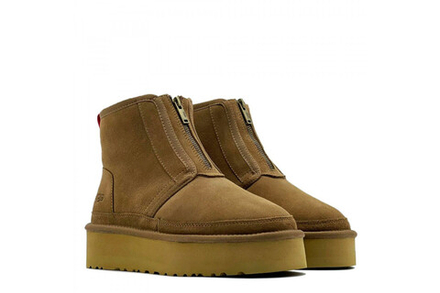 UGG Neumel Platform Zip Chestnut