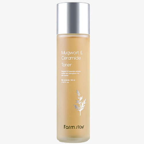 Укрепляющий тонер для лица с керамидами и полынью FarmStay Mugwort & Ceramide Toner, 150мл