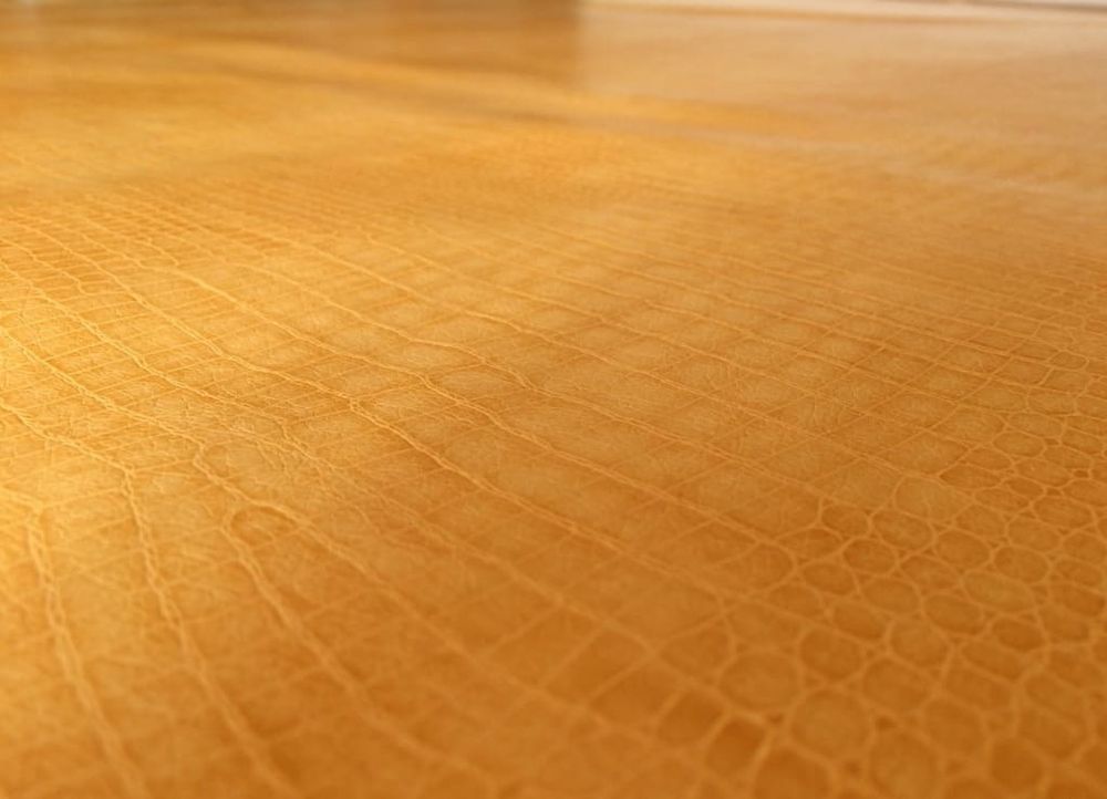 Искусственная кожа бежевая крокодил (КИТ)