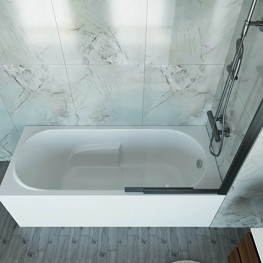 Ванна акриловая Vincea VBT-2A170-FR 170x75 белая с каркасом